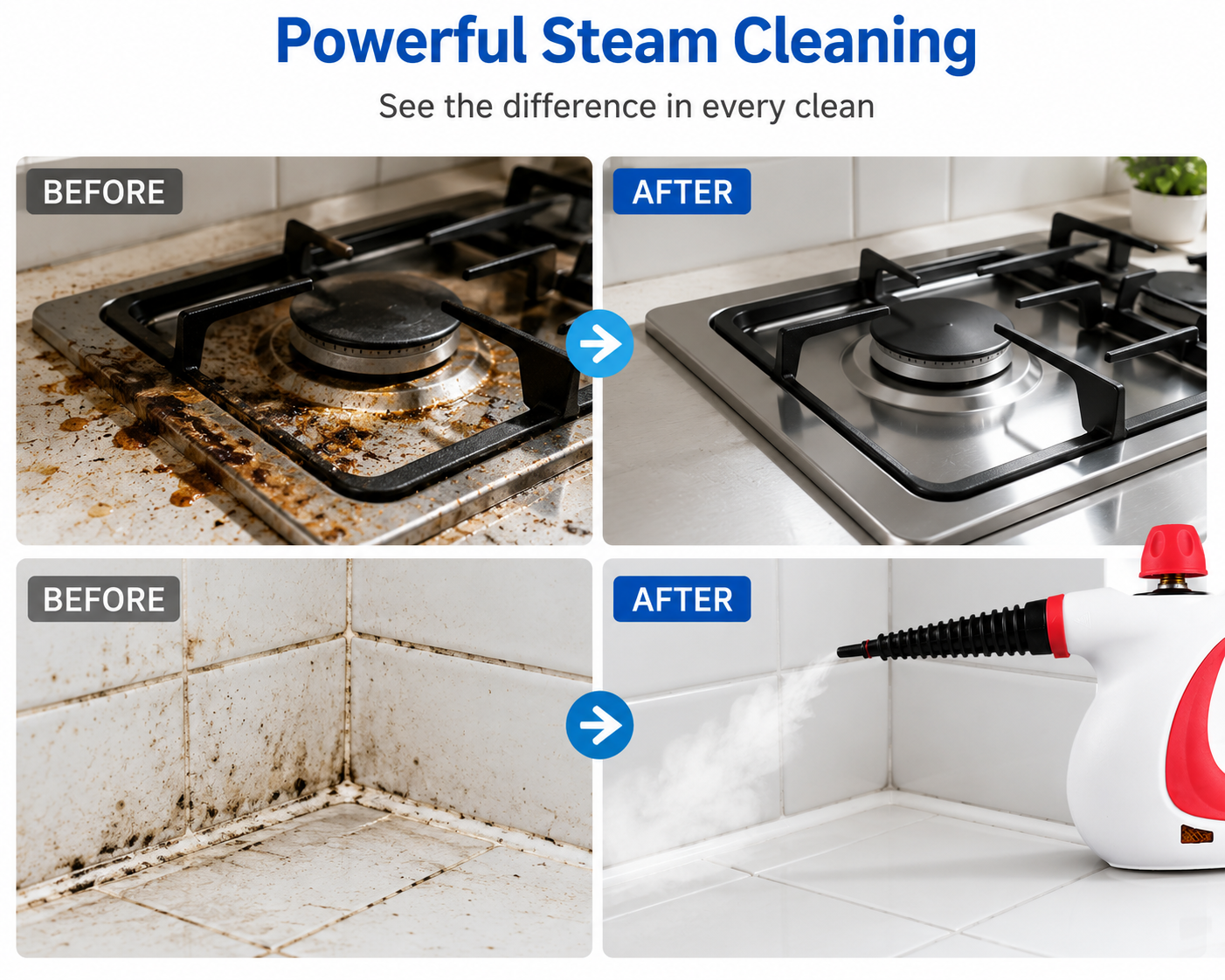 Portable High-Pressure Steam Cleaner