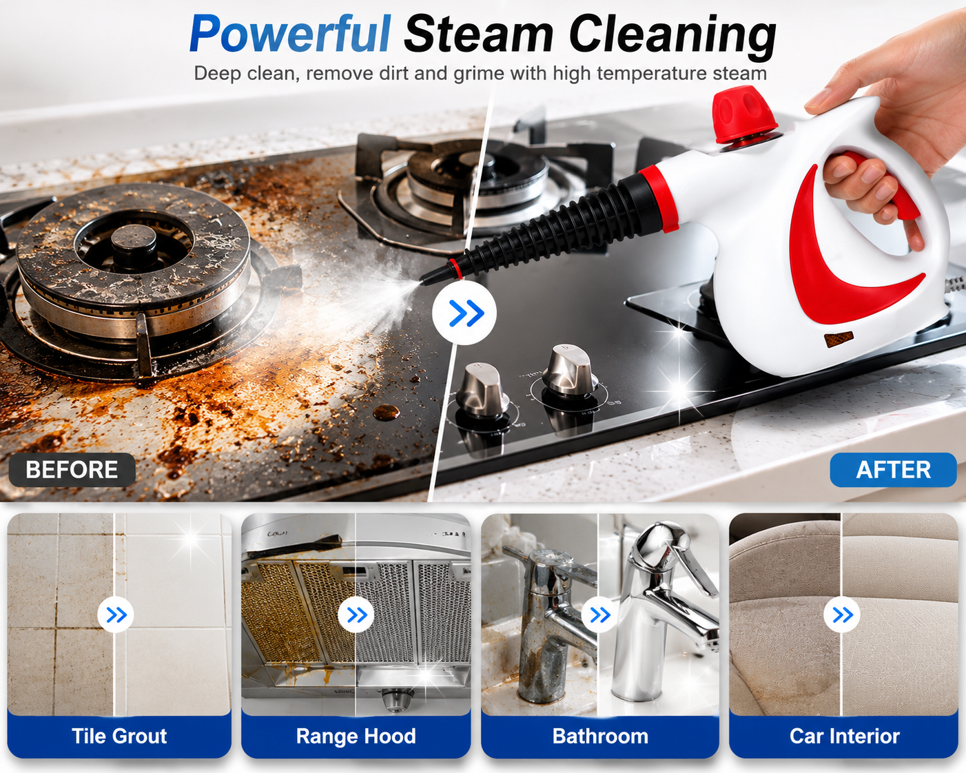 Portable High-Pressure Steam Cleaner
