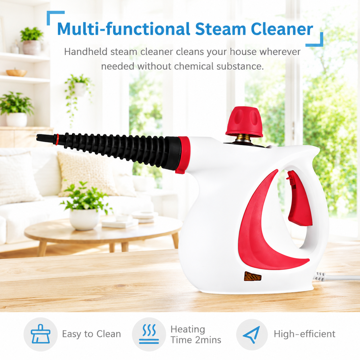Portable High-Pressure Steam Cleaner